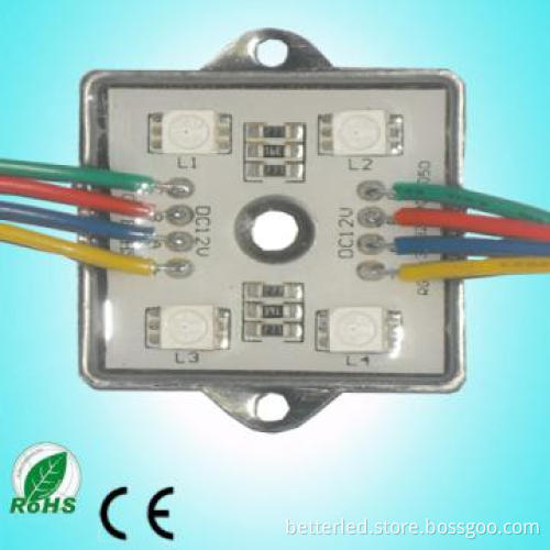 LED module 5050 4led with rgb,12V,with aluminum cover